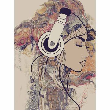 Digitaldruck-Tapete Acryl Lady 3 livingwalls (1036389)