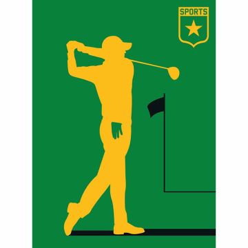 Digitaldruck-Tapete Golfplayer livingwalls (1036421)