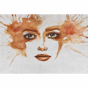Digitaldruck-Tapete Watercolour Face 1 livingwalls (1036429)