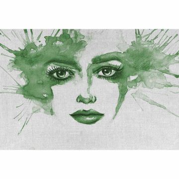 Digitaldruck-Tapete Watercolour Face 2 livingwalls (1036430)