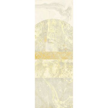 Digitaldruck-Tapete Beige, Creme, Grau, Silber Alicante Gold MASUREEL (1041019)