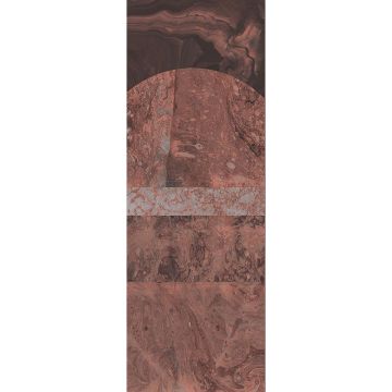 Digitaldruck-Tapete Braun, Rot Alicante Canyon MASUREEL (1041029)