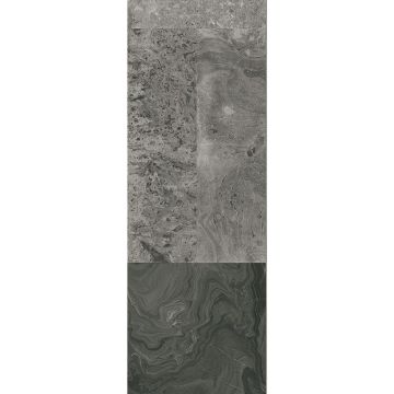 Digitaldruck-Tapete Grau, Silber Alicante Antracite MASUREEL (1041037)