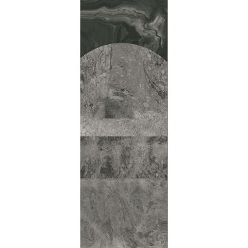 Digitaldruck-Tapete Grau, Silber Alicante Antracite MASUREEL (1041039)