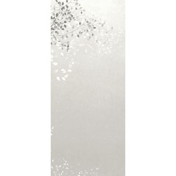 Digitaldruck-Tapete Grau, Silber, Grün Climber Porcelain MASUREEL (1041054)