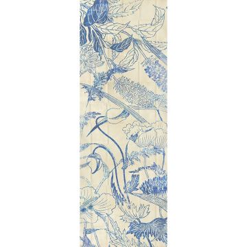 Digitaldruck-Tapete Beige, Creme, Blau Lei Delft MASUREEL (1041093)