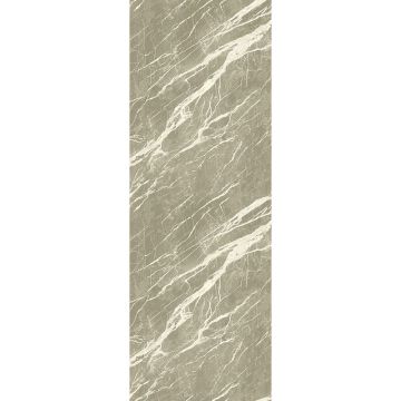 Digitaldruck-Tapete Blau, Grau, Silber Marcuina Taupe MASUREEL (1041097)