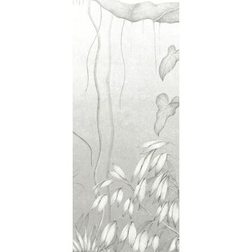 Digitaldruck-Tapete Grau, Silber Moesson Rain MASUREEL (1041115)