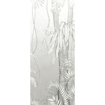 Digitaldruck-Tapete Grau, Silber Moesson Rain MASUREEL (1041117)