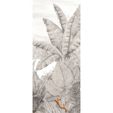 Digitaldruck-Tapete Grau, Silber Rainforest Night MASUREEL (1041125)