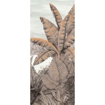 Digitaldruck-Tapete Braun, Grün Rainforest Fall MASUREEL (1041128)