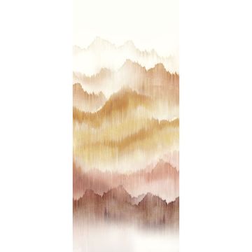 Digitaldruck-Tapete Beige, Creme, Braun, Rot Vista Sunset Masureel (1041212)