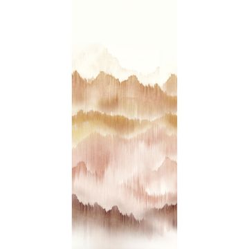 Digitaldruck-Tapete Beige, Creme, Braun, Rot Vista Sunset Masureel (1041213)