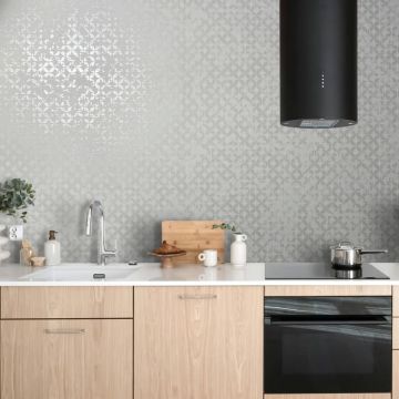Tapete Grau, Silber, Marburg Vliestapete (KG-171344)