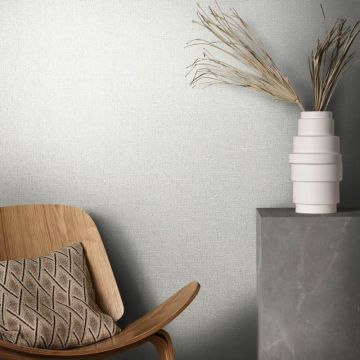 Vliestapete in einfarbiger Textiloptik beige Uni (KG-171499)