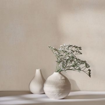 Vliestapete in Beige Betonoptik Used-Look Uni für Wohnzimmer Schlafzimmer Küche (KG-171646)