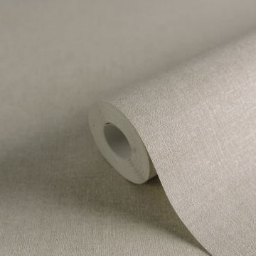 Struktur-Tapete Stoffoptik Hellbeige Vliestapete Leinenoptik (KG-171752)