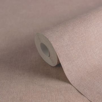 Tapete Stoffoptik Rosa Vliestapete strukturiert modern (KG-171762)
