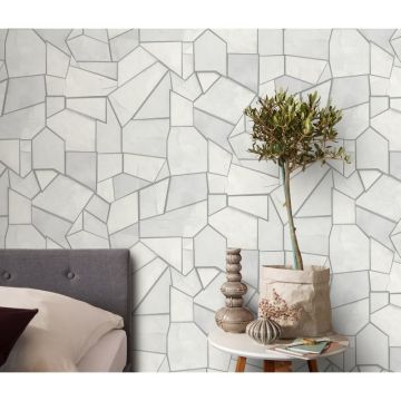 Tapete Grau, Silber ELLE Decoration Vliestapete (KG-171864)