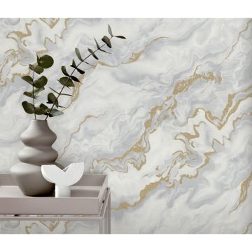 Tapete Grau, Silber ELLE Decoration Vliestapete (KG-171873)