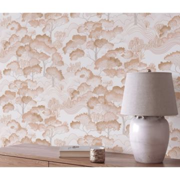 Tapete Gold, Kupfer ELLE Decoration Vliestapete (KG-171876)
