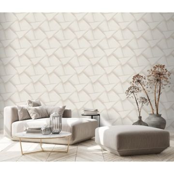 Tapete Beige, Creme, Erismann Vliestapete (KG-172271)