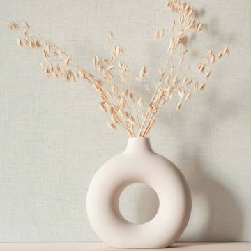 Vliestapete Strukturiert Uni Modern matt in Beige für Wohnzimmer, Schlafzimmer, Küche, Büro (KG-172685)
