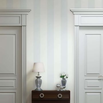 Vliestapete Blockstreifen Streifen Modern in Blau für Wohnzimmer, Schlafzimmer, Lounge (KG-172871)