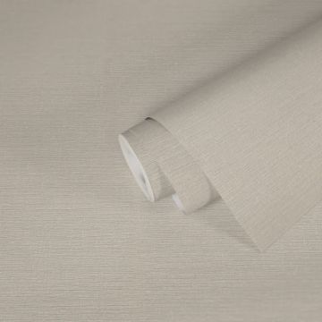 Unitapete mit Struktur-Optik Creme Beige - Einfarbige Vliestapete matt modern (KG-172941)