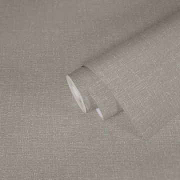 Unitapete mit Struktur-Optik Beige - Einfarbige Vliestapete modern matt (KG-172943)