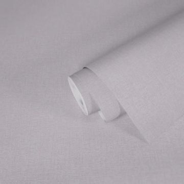 Uni Tapete Hellflieder - Vlies Tapete mit feiner Struktur - Zarte Leinenoptik modern (KG-172976)