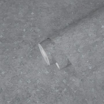 Industrial Tapete Grau Betonoptik - Geometrisches Muster mit Struktur - Vliestapete modern (KG-172982)