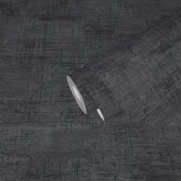 Strukturtapete Anthrazit Kupfer- Vliestapete mit Metallic-Effekt - Modern & luxuriös (KG-172989)