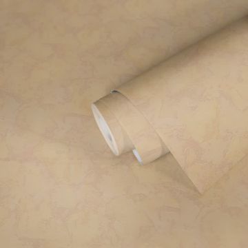 Unitapete in Marmor-Optik Beige Orange – Vliestapete mit dezentem Muster – Strukturtapete AS-Creation (KG-174558)