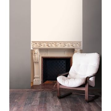 Fototapete Kamin klassisch Beige - Vliestapete mit Kaminmotiv - Wanddekoration modern livingwalls (KG-174671)