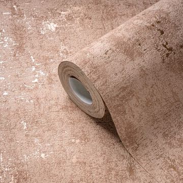 Strukturtapete Betonoptik Beige Braun – Vliestapete im Used Look – Industrial Design AS-Creation (KG-174759)