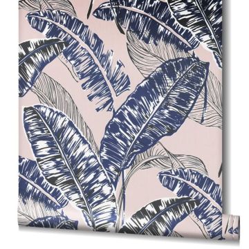Vliestapete Floral Modern, Natur in Rosa-Braun Marburg (KG-174989)