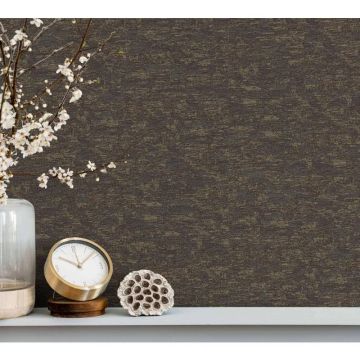 Vliestapete Struktur Modern, Shabby Chic, Schwarz Marburg (KG-175032)