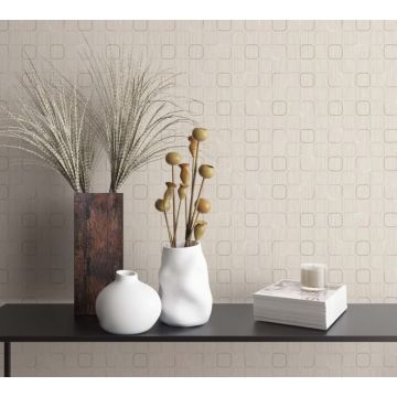 Vliestapete Abstrackt Grafisch Modern in Beige Marburg (KG-175037)