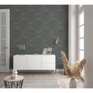 Vliestapete Steinoptik Modern in Anthrazit Marburg (KG-175051)