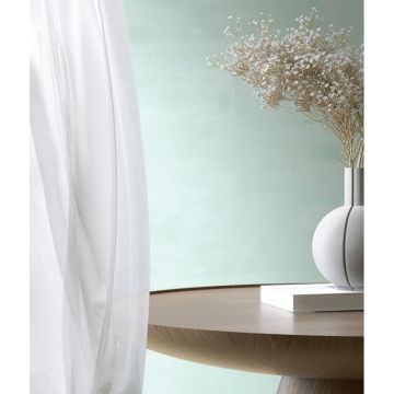Vliestapete Putzoptik, Betonoptik Uni Geometrisch matt in Blau für Wohnzimmer, Schlafzimmer, Büro (KG-175482)