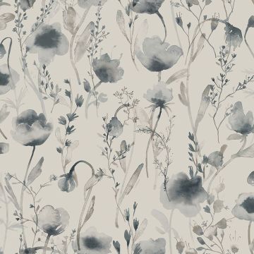 Tapete Beige, Creme, Blau, Braun Sandberg Vliestapete (1041332)