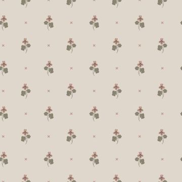 Tapete Beige, Creme, Grün, Rosa Sandberg Vliestapete (1044315)