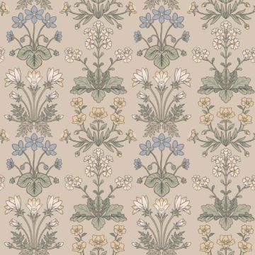 Tapete Beige, Creme Sandberg Vliestapete (KG-172521)