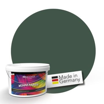 Wandfarbe Dunkelgrün Olivgrün Donegal 5F Wallcover Colors S 5030-G50Y