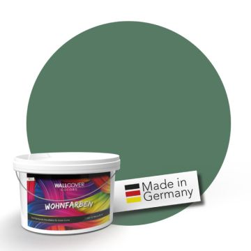 Wandfarbe Grau-Grün Flaschengrün Connemara 5E Wallcover Colors S 5020-G10Y