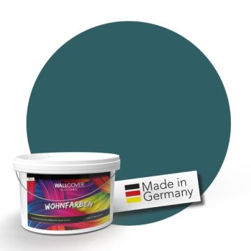 Wandfarbe Teal Petrol Blaugrün Margarita 5E Wallcover Colors S 6020-B30G