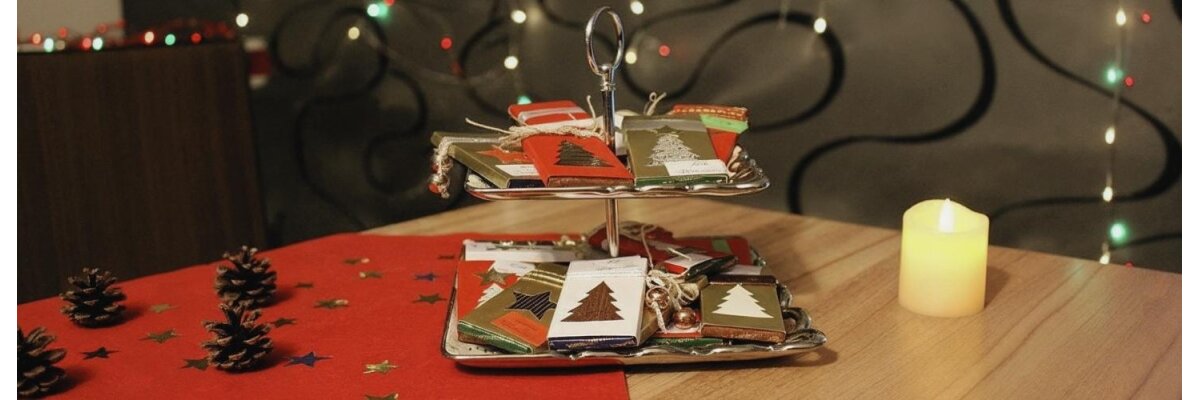 Bastelidee mit Tapete: Kleine Aufmerksamkeiten zu Weihnachten - Bastelidee mit Tapete: Kleine Aufmerksamkeiten zu Weihnachten