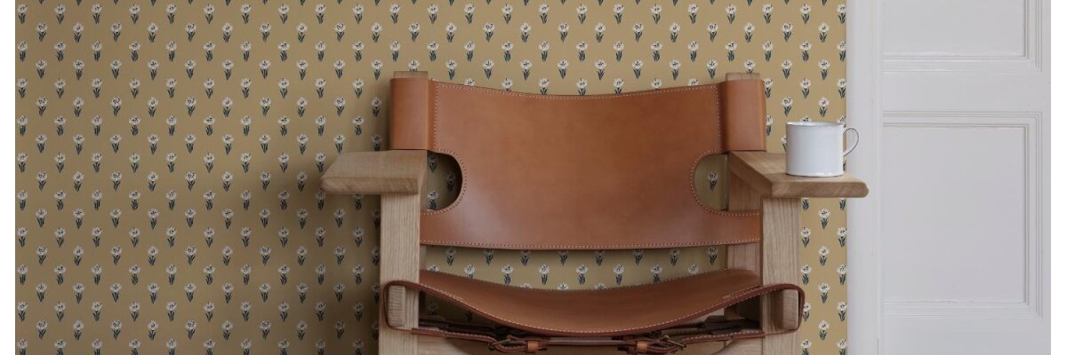 Tapeten in Gelb-Grau weiterhin im Trend - Tapeten in Gelb-Grau | Farbkombination Trendfarbe