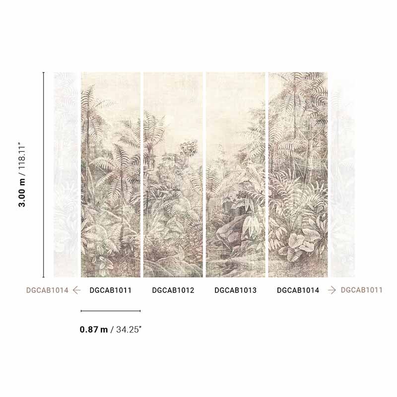 Digitaldruck-Tapete Grau, Silber MASUREEL (1035671)